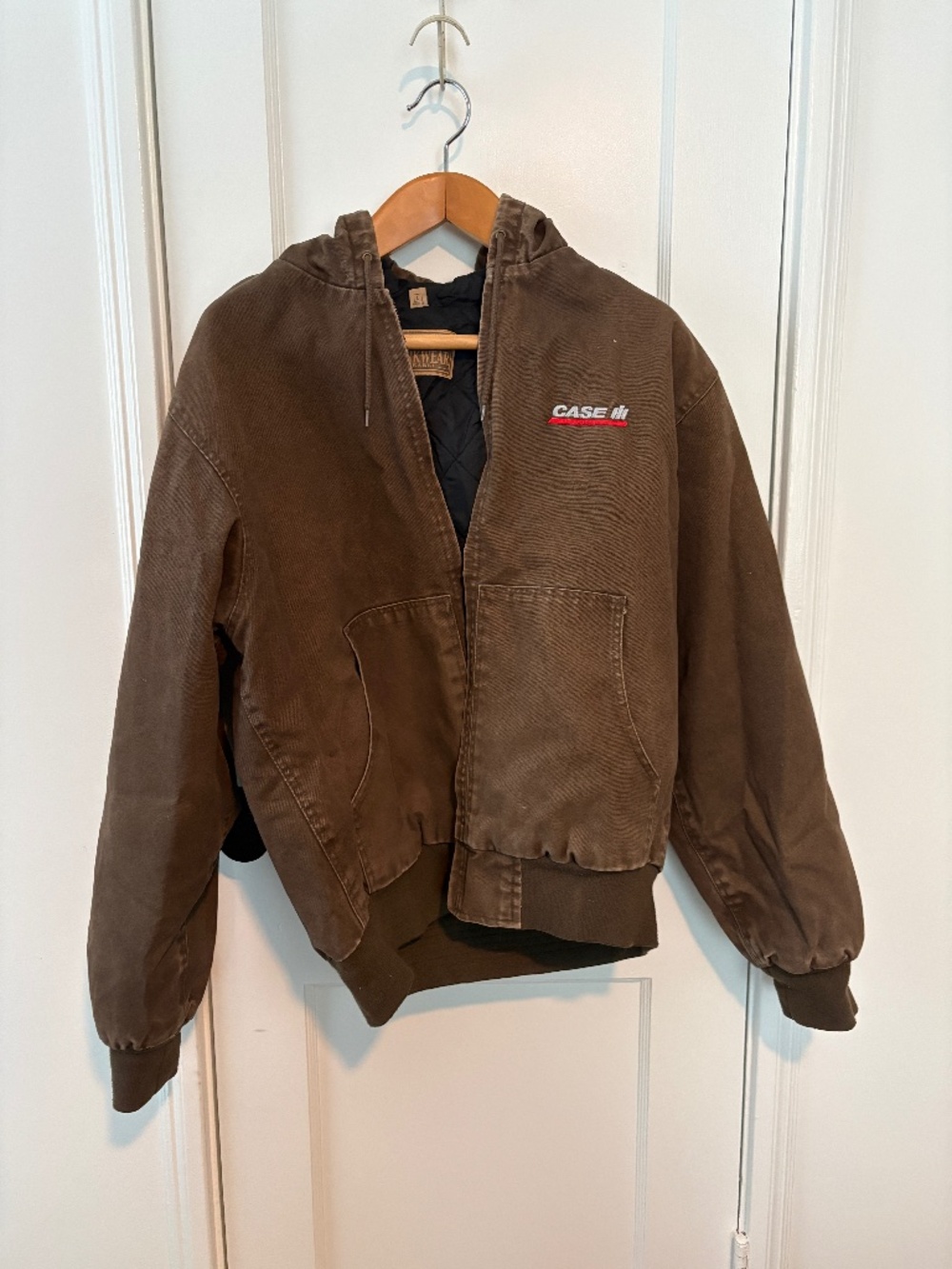 Vintage Pre worn “carhartt like” work jacket, lined